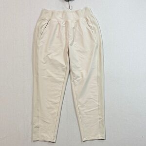 Elegant Cream Track Pants for Women